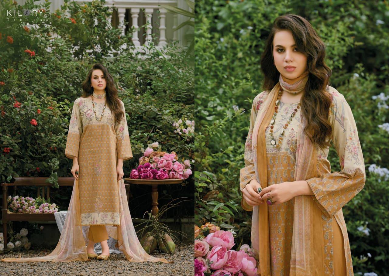 LUMORA By KILORY TRENDS 2511 To 2516 Series Stylish Beautiful Colourful PURE LAWN COTTON Dresses At Wholesale Price